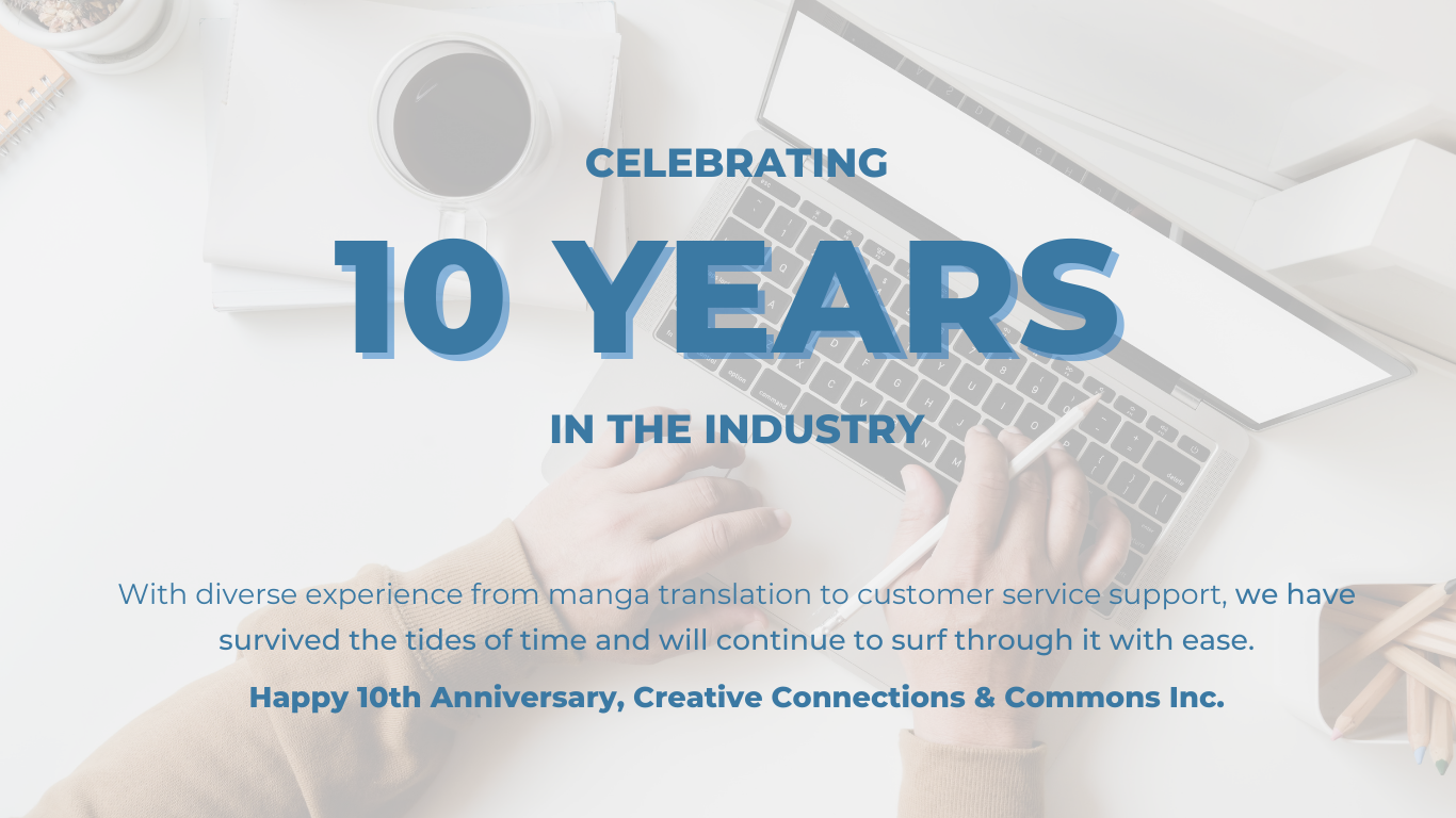 Happy 10 years to CCC - Translation Company