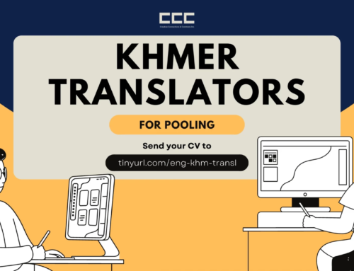 HIRING! English-Khmer Translators