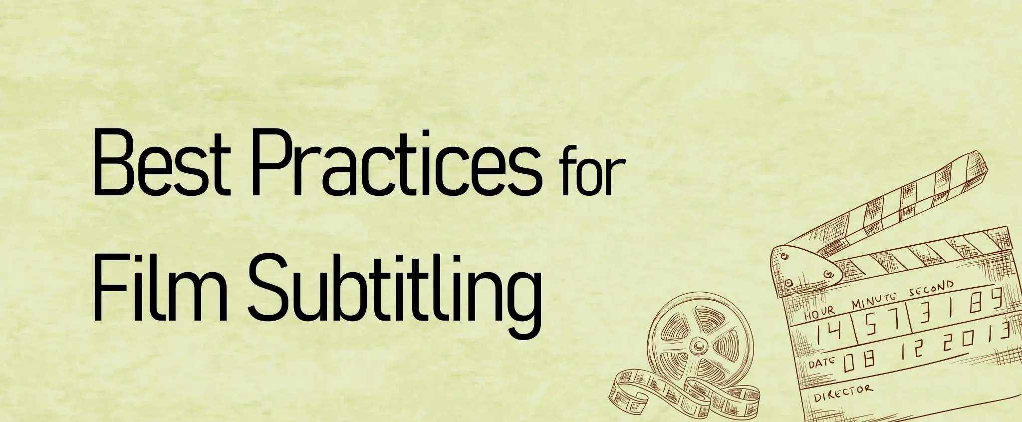 Best Practices for Film Subtitling