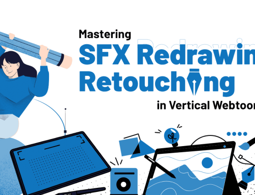Mastering SFX Redrawing & Retouching in Vertical Webtoon Layouts