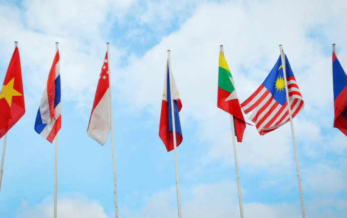 Southeast Asia Flags