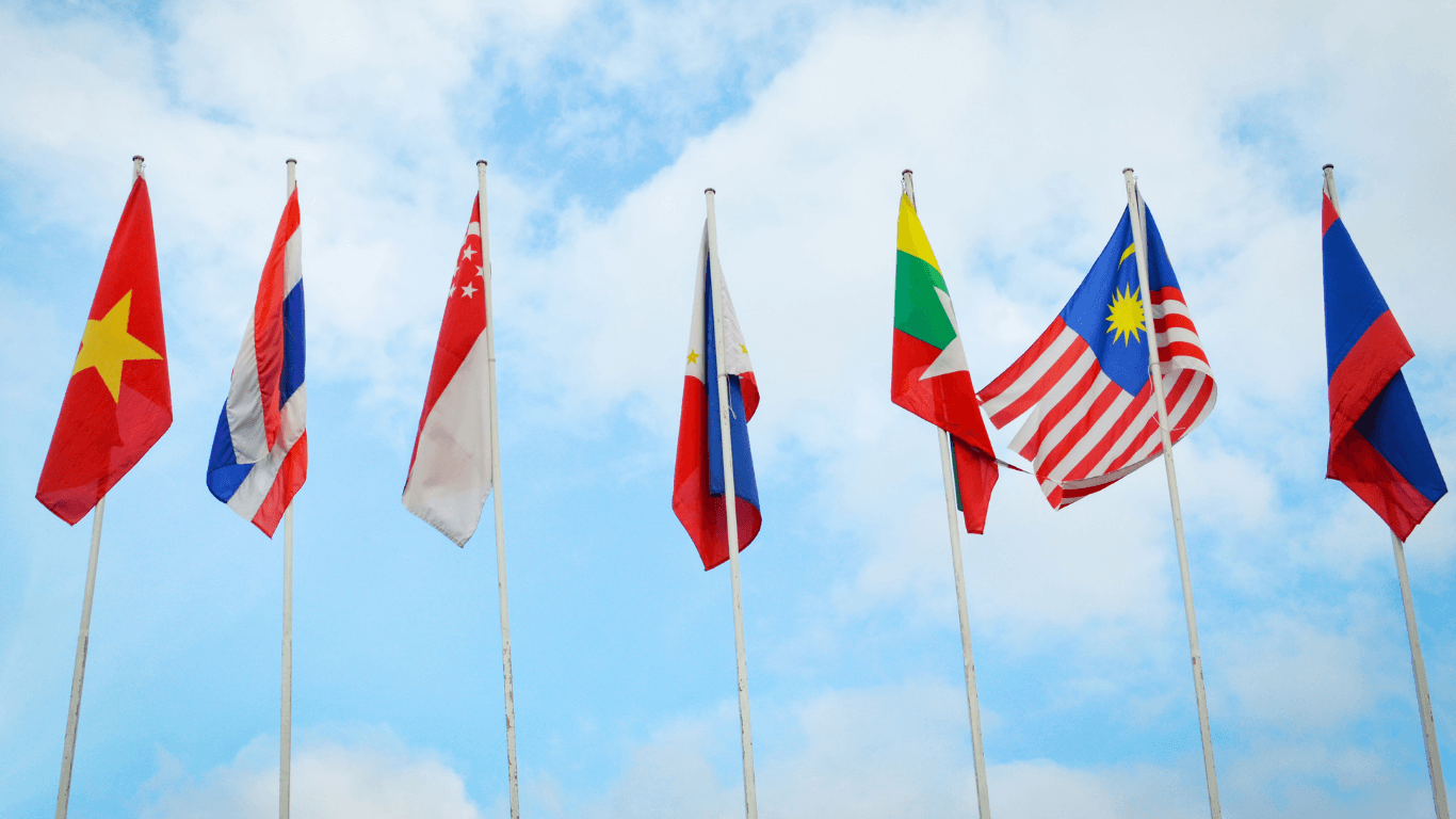 Southeast Asia Flags